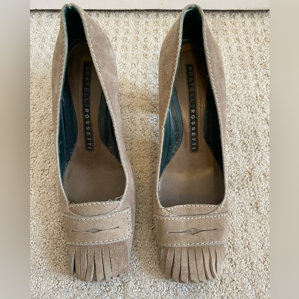 Fratelli Rosetti suede heels